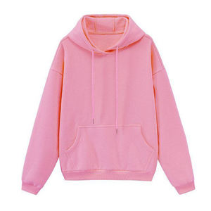 เสื้อฮู้ดโอเวอร์ไซส์แบบยูนิเซ็กซ์ สีพื้น มีกระเป๋า แขนยาว ผ้าโพลีเอสเตอร์/คอตตอน เฟรนช์เทอร์รี่ ถักทอ ระบายอากาศได้ดี เหมาะสำหรับฤดูหนาว - Product Image 6
