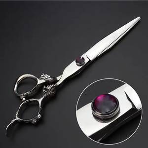 Ciseaux de coiffure professionnels Morje Surgical en acier inoxydable 440C, lame tranchante, manche moyen, pour droitiers, 28 dents - Product Image 5