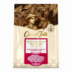 Chocolate Compuesto a Granel para Repostería, Botones de Chocolate con Sabor a Fresa, Cacao 1KG, HALAL, OEM/ODM, Buen Precio - Product Image 1