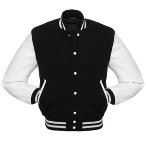 High Quality Men Varsity Jacket Letterman Style Baseball Bomber Jacket Warm Winter Coat Fashion Street Wear Trendy Casual Outfit - Product Image 2