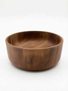 Modern Brown Polished <b>Wooden</b> Small <b>Temple</b> Bowl Round Salad Hand <b>Temple</b> Home Decoration Gift Custom Logo Option - Product Image 3