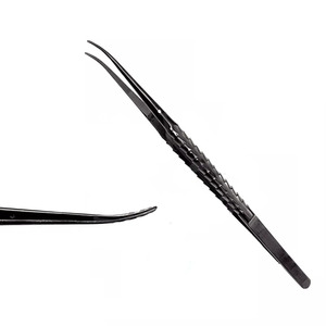 แหนบผ่าตัดขนาดเล็ก ยี่ห้อ Jamso Industries รุ่น TC 17 ซม. แบบโค้ง สำหรับงานผ่าตัดและทันตกรรม - Product Image 2