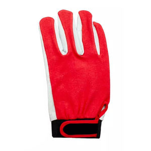 Gants de conduite en cuir de qualité supérieure, confortables, à doigts entiers, souples, pour usage quotidien, avec manchette de sécurité anti-coupure, pour l'assemblage. - Product Image 6