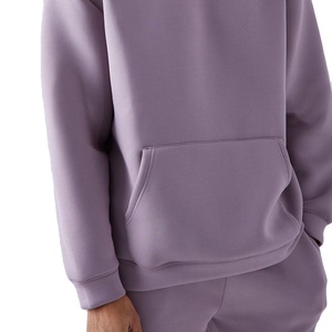 Conjunto Deportivo de 2 Piezas para Hombre, Estilo Casual, Color Sólido, Personalizado, Otoño Invierno, Secado Rápido, Transpirable, 100% Algodón, Venta al Por Mayor - Product Image 6