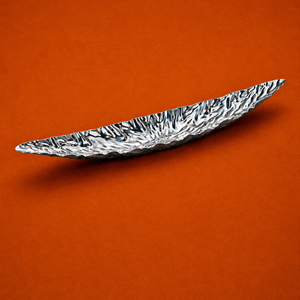 Elegant Silver Baot Shape Metal Decorative <b>Chocolate</b> Tray Centerpiece Luxury Tabletop Decor For Home <b>Wedding</b> Hotel Fruit Platter - Product Image 2
