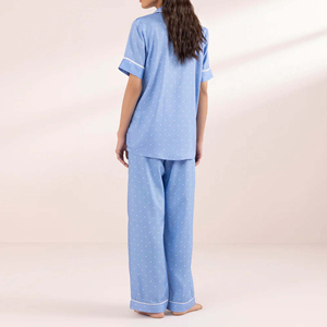 Best Price High Quality Customized <b>Women</b> Sleep Suits Wholesale Ladies Night Wear Suits Sleep Wear Sets Pajamas Clothing Suits - Product Image 5