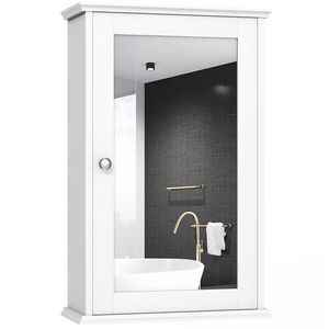 Specchio da parete per camera da letto, armadietto portagioie, mobile contenitore per bagno - Product Image 2