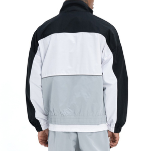 Ensemble de survêtement sportif d'hiver pour homme, en tricot uni, à capuche, imperméable, coupe-vent, léger - Product Image 3