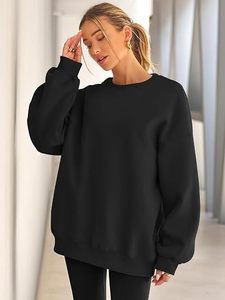 เสื้อสเวตเชิ้ตผ้าฝ้ายแท้ 100% ปักลายตามสั่งสำหรับผู้หญิง เนื้อผ้านุ่ม ระบายอากาศได้ดี เป็นมิตรกับสิ่งแวดล้อม สไตล์ลำลอง แฟชั่นฤดูหนาว - Product Image 2