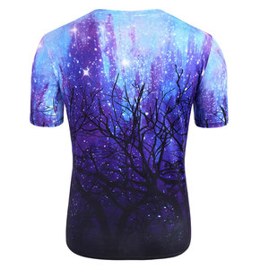 Camiseta de Hombre Casual a la Moda, Tejida, con Estampado Gráfico, Estilo Urbano, Cuello Redondo, Manga Corta, Algodón Suave, Ecológica, Transpirable, para Verano - Product Image 2