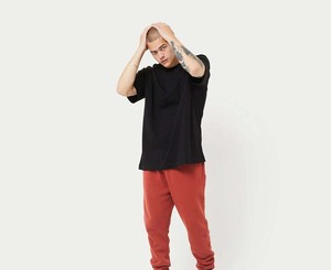 T-shirt Oversize en Coton Premium, Coupe Ample, Style Streetwear, Tissu Épais et Durable, Vêtement Décontracté Tendance - Product Image 3