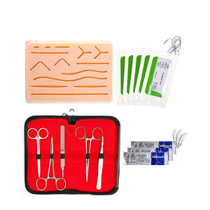 Kit de Práctica de Sutura para Entrenamiento de Sutura, Incluye Almohadilla de Silicona Grande con Etiqueta Privada para Estudiantes de Medicina, por Dentavex - Product Image 1