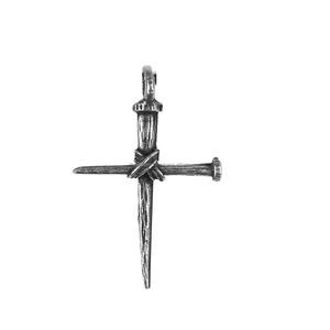 Viking Forged Rustic Vintage Style Nail Cross Necklace Christian Jewelry by RF Crafts Perfect Gift for Him on Party for Children - Product Image 5