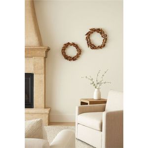 Guirnalda Floral Metálica Hecha a Mano, Decoración Colgante de Hierro con Flores Coloridas, Guirnalda Rústica de Primavera/Verano para Puerta, Obra de Arte para Sala de Estar - Product Image 3