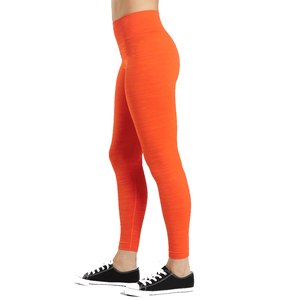 Leggings de Yoga para Mujer, Color Naranja, Cintura Elástica, Cintura Alta, Sin Costuras, Elásticos, Ligeros, de Secado Rápido, Transpirables, Spandex/Nailon - Product Image 4