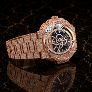 Reloj de Lujo Automático con Diamantes Moissanite para Hombre, Completamente con Piedras VVS, Reloj de Acero Inoxidable - Product Image 2