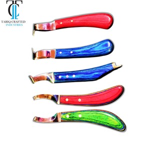 Farrier Hoof Knife Stainless Steel Double <b>Edge</b> Horse Hoof Care <b>Tool</b> Professional Supplier Manufacturer - Product Image 6