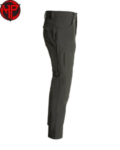 Pantalones Hexaplus Industries Negros de Cintura Media, Corte Recto, Estilo Vintage, Tácticos, para Expedición y Caza, para Hombre, Otoño, Premium, Soft Shell - Product Image 2