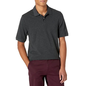 Chemises polo décontractées pour hommes, nouvelle collection, design tendance, logo personnalisé, couleur unie, respirantes, prix avantageux. - Product Image 6