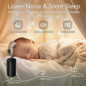 Electric Essential Oils Diffuser, <b>Liquid</b> Essential Oil Diffuser with 3 Mist Levels & <b>Timers</b> for Home Car Room Studio Office - Product Image 4