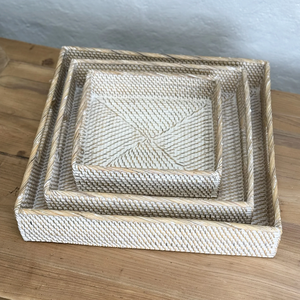 Bandeja de Almacenamiento Otomana Tejida, Diseño Exclusivo para el Hogar de Lujo, Bandeja para Servir Bebidas y Café, Producto de la Mejor Calidad y Alta Demanda - Product Image 2