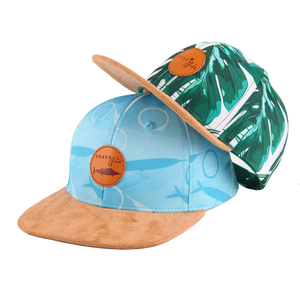 Hart Strings 5-Panel Hat Unisex Adult Canvas Snapback <b>Cap</b> Geometric Print <b>Flat</b> Brim Spring <b>Summer</b> Casual Style - Product Image 3