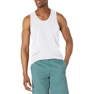 Wholesale Saleh Enterprises Men's Gym <b>Stringer</b> Tank Top Custom Sleeveless Fitness <b>Vest</b> Quick Dry Eco-Friendly Spandex/Cotton - Product Image 3