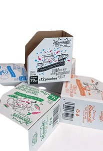 I350 Ivory Board Customizable Eco-Friendly Recycled <b>Material</b> Food Shipping Slotted Boxes Air Sea Express Wholesale <b>Packaging</b> - Product Image 5