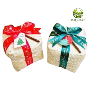Custom Natural <b>Bamboo</b> Gift Box Handmade Woven <b>Basket</b> with Lid for Corporate Event Campaign Gift Employee Kit - Product Image 5