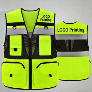 High Visibility Multi Pocket Reflective Safety Vest for Construction, Traffic & Industrial Work - Product Image 5
