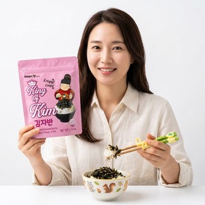 สาหร่ายแผ่นสำหรับซูชิ โนริ คิงออฟคิม สาหร่ายเกาหลีแห้งปรุงรส อูมามิ ไลท์ คิทเช่น เอสเซนเชียลส์ สาหร่ายกูร์เมต์ สาหร่ายผง - Product Image 4