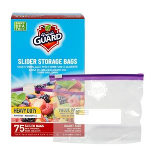 Paquete de 75 Bolsas Resistentes para Almacenamiento de Alimentos con Cierre Deslizante, Bolsas para Conservar la Frescura, Organiza y Almacena Alimentos con Confianza - Product Image 5