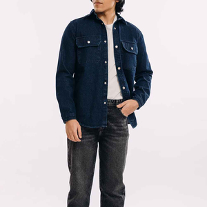 Chemises en jean de qualité export pour hommes, sur mesure, respirantes, légères, nouvelle collection, style luxueux, promotionnelles, uniques - Product Image 1