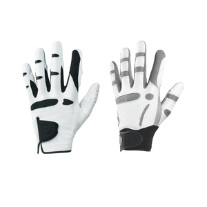 Gants de golf personnalisés bicolores pour gaucher, haute adhérence, en cuir synthétique respirant, anti-transpiration, pour hommes/femmes, accessoires de golf - Product Image 1