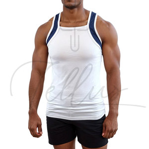 Camiseta sin Mangas Casual Transpirable de Alta Calidad para Hombre, MOQ Bajo de 10 Piezas, Mejor Precio, Corte Ajustado, 100% Poliéster, Ropa Deportiva - Product Image 6