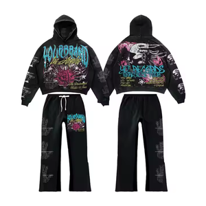 Survêtement Homme Tendance Hiver Décontracté Streetwear Personnalisé 100% Coton Polaire Uni Écologique Haute Qualité Respirant Séchage Rapide - Product Image 2