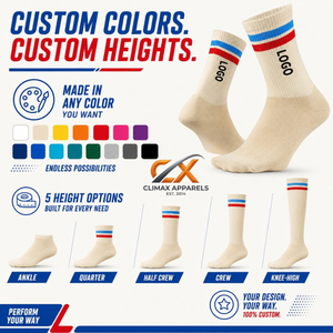Calcetines Deportivos Coolmax Personalizados, Transpirables y Acolchados para Correr, Ciclismo y Gimnasio - Product Image 5