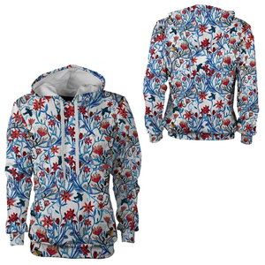 Sudadera con Capucha de Poliéster/Algodón Transpirable de Diseño Personalizado al por Mayor, de Manga Larga, de Secado Rápido, con Técnica de Impresión por Sublimación - Product Image 2