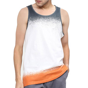 เสื้อกล้ามผู้ชายแบบเว้าลึก สำหรับออกกำลังกาย ใส่ได้ทุกวัน สไตล์ลำลอง เสื้อกีฬาผู้ชาย เสื้อกล้ามน้ำหนักเบาสำหรับฝึกซ้อม - Product Image 1