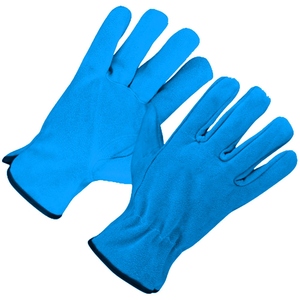 Premium Quality Heavy Duty Construction Cowhide Split Leather Driving Work <b>Gloves</b> Abrasion Protection Hands And Arms - Product Image 3