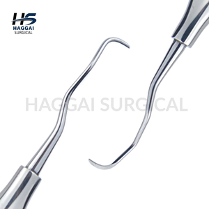 ชุดเครื่องมือขูดหินปูนโรคปริทันต์ Gracey Curette สำหรับการเตรียมรากฟันและขูดหินปูนใต้เหงือก จำนวน 7 ชิ้น ด้ามจับแบบกลวง ได้รับมาตรฐาน CE ISO - Product Image 5