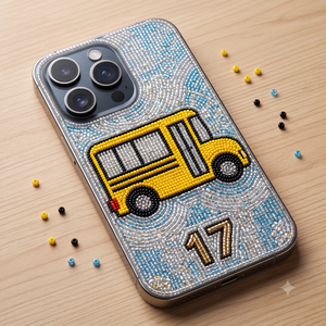 เคสโทรศัพท์ NOVA STAR CRAFT ปักด้วยลูกปัดฝ้ายหลากสีสัน พร้อมลวดลายศิลปะ งานปักมือคุณภาพพรีเมียม - Product Image 5