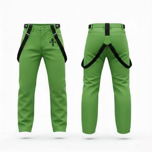 Pantalones de Esquí para Hombre de Alta Calidad, Personalizados, con Cierre de Gancho y Bucle, Aislamiento de Forro Polar, Material 100% Poliéster, Teñido Liso, Impermeables 10,000mm - Product Image 1