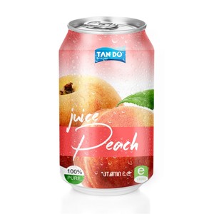 Bebida Tropi Juice 330ml Lata Corta de Aluminio 100% Puré de Fruta Saborizado Bajo en Grasa Esterilizado Recién Exprimido 5 Brix Guayaba Sandía - Product Image 2