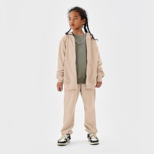Conjunto Deportivo Unisex de Sudadera con Cremallera y Pantalones, Logotipo Personalizado, Ropa Deportiva al por Mayor, Felpa de Algodón - Product Image 4