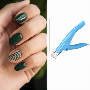 Coupe-ongles professionnels bleus à lames affûtées pour faux ongles – Idéal pour salons de beauté - Product Image 6