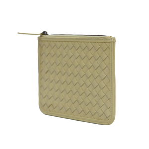 OEM Genuine Leather Woven <b>Zip</b> <b>Wallet</b> Custom Leather Document Pouch RFID Leather Clutch <b>Wallet</b> for Men & Women - Product Image 3