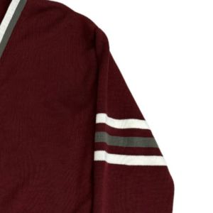 Make Your Custom Good Quality V-Neck for Sorority/Fraternity/Schools/Colleges/Universities Logo Knitted <b>Cardigans</b> <b>Sweaters</b> - Product Image 5