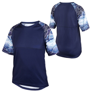 Maillot de course automobile personnalisé à manches courtes, prix abordable, entièrement sublimé, en polyester pour VTT et descente, tenue de moto - Product Image 3