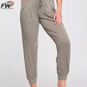 Pantalon décontracté pour femme de haute qualité, doublé polaire, à cordon de serrage, coupe ample, jambe large, style banane, chaud, pour la maison et le streetwear - Product Image 6